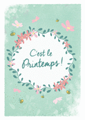Printemps en fleurs et douceur color&eacute;e